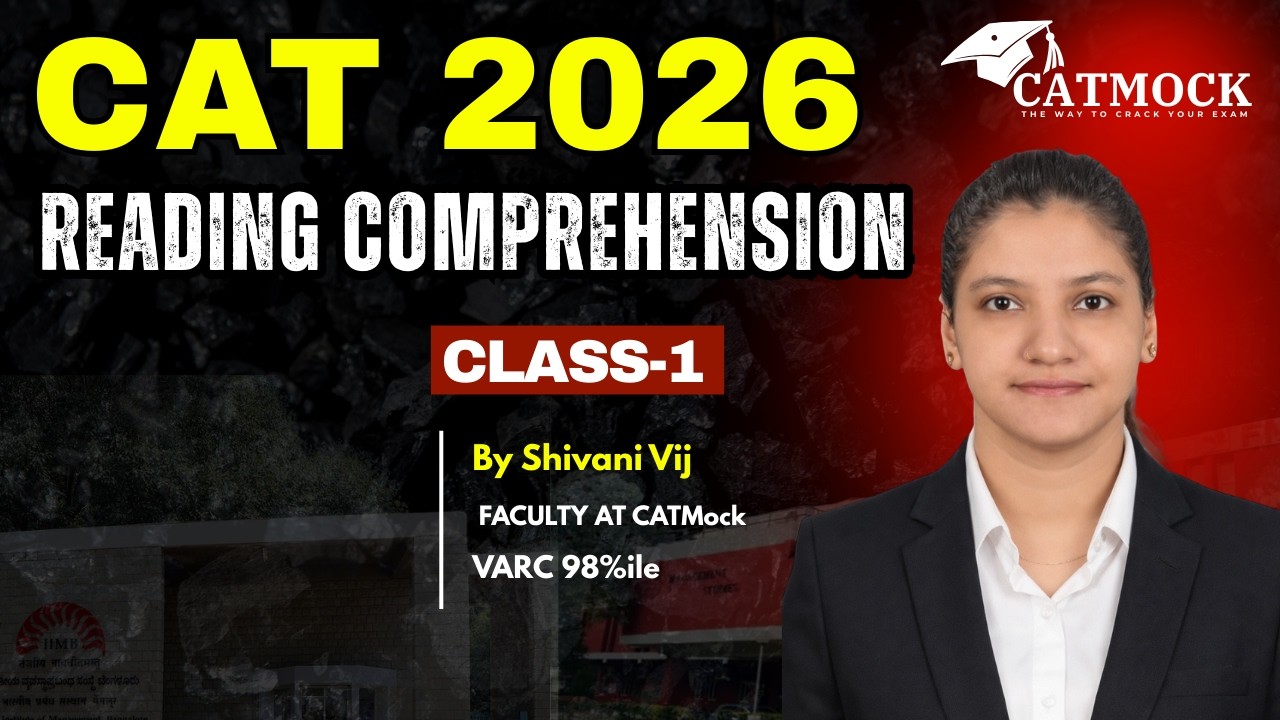 CAT 2026 RC Masterclass | Scored 98%ile in VARC