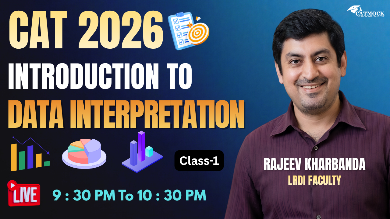 CAT 2026 | Introduction to Data Interpretation (LRDI) | Class 1