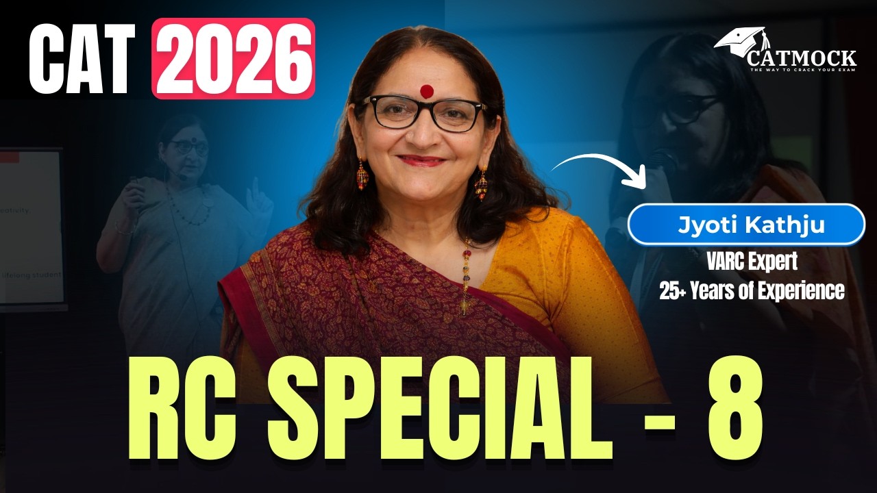  RC Special 8 | CAT 2026 VARC Preparation | Jyoti Kathju | CATMock
